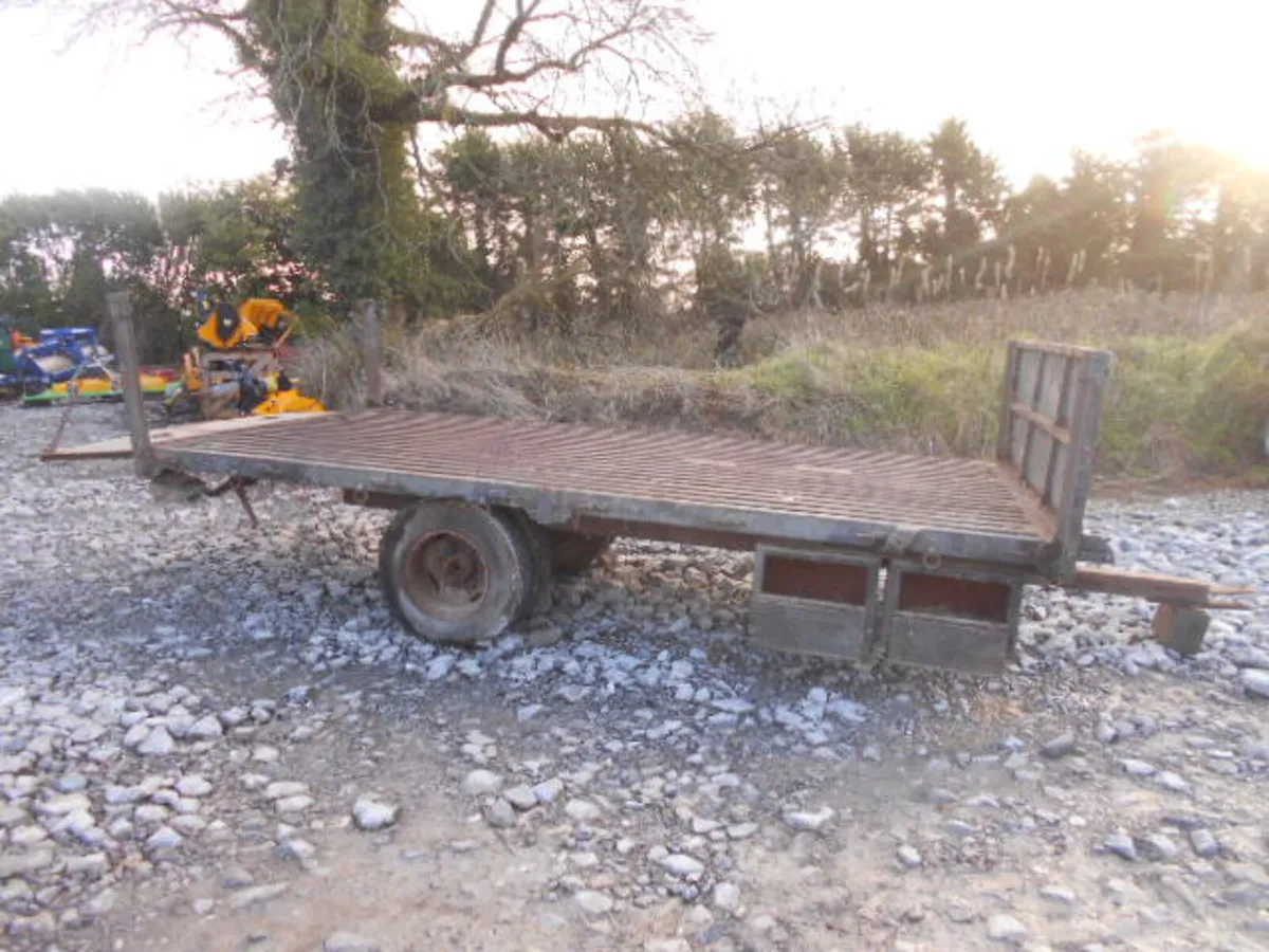 FLAT/BALE TRAILER 14′ X 7’6″ - Image 1