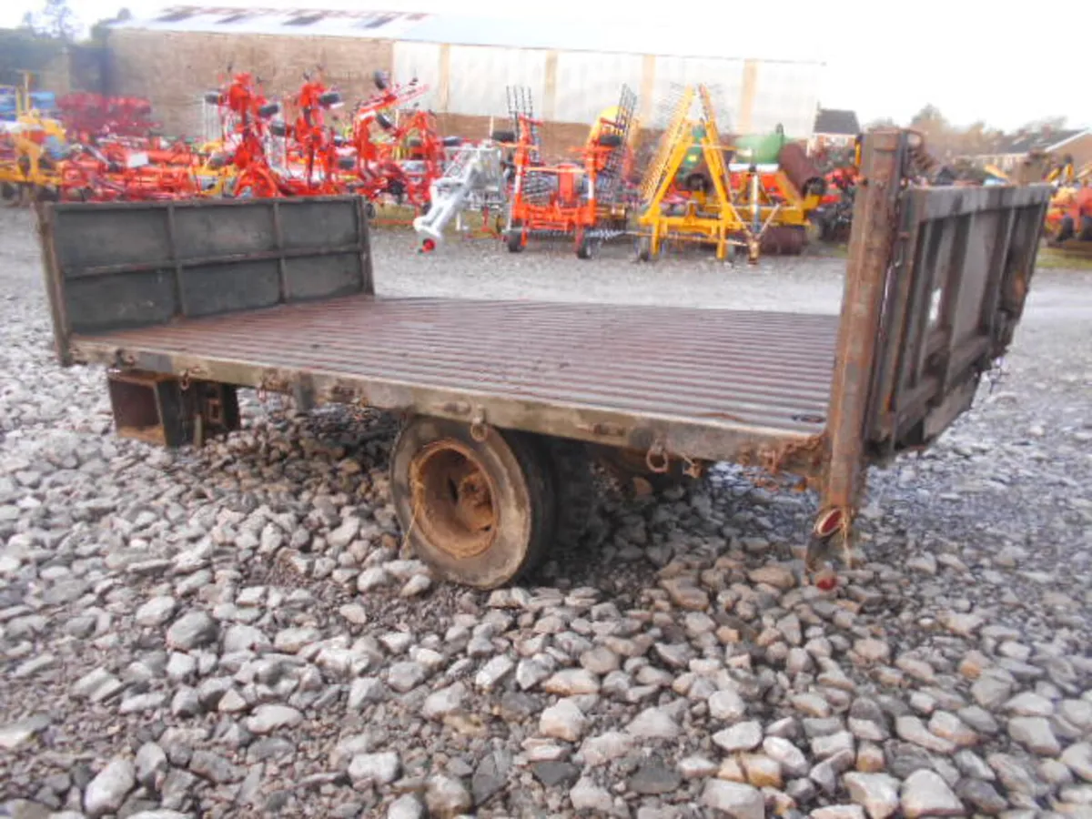 FLAT/BALE TRAILER 14′ X 7’6″ - Image 2
