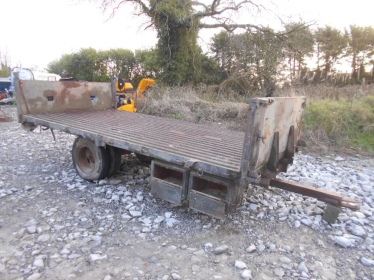 FLAT/BALE TRAILER 14′ X 7’6″ - Image 3