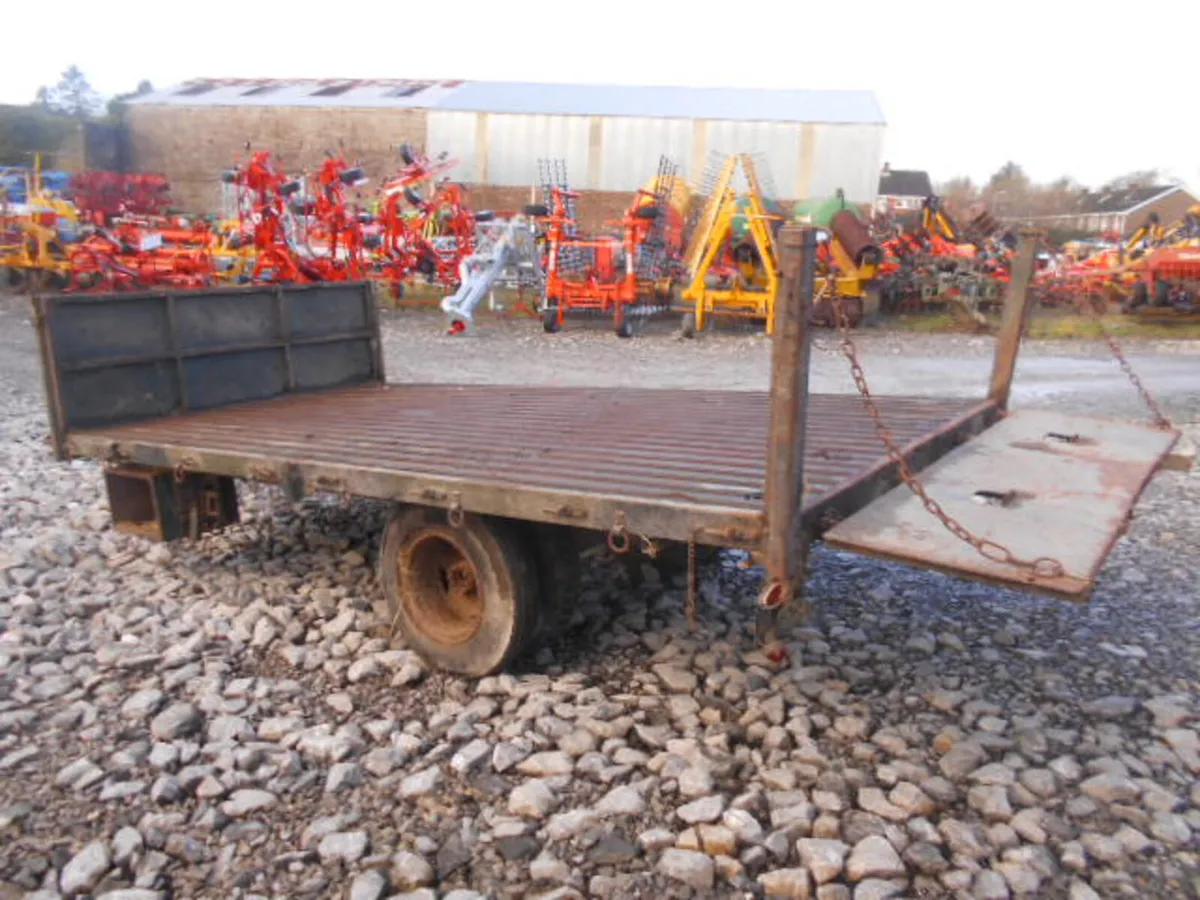 FLAT/BALE TRAILER 14′ X 7’6″ - Image 4
