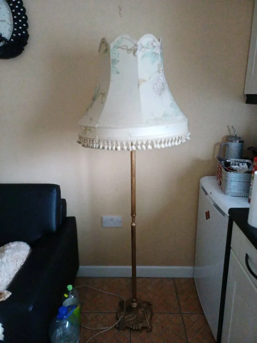 1950/60s Brass Floor Lamp - Image 1