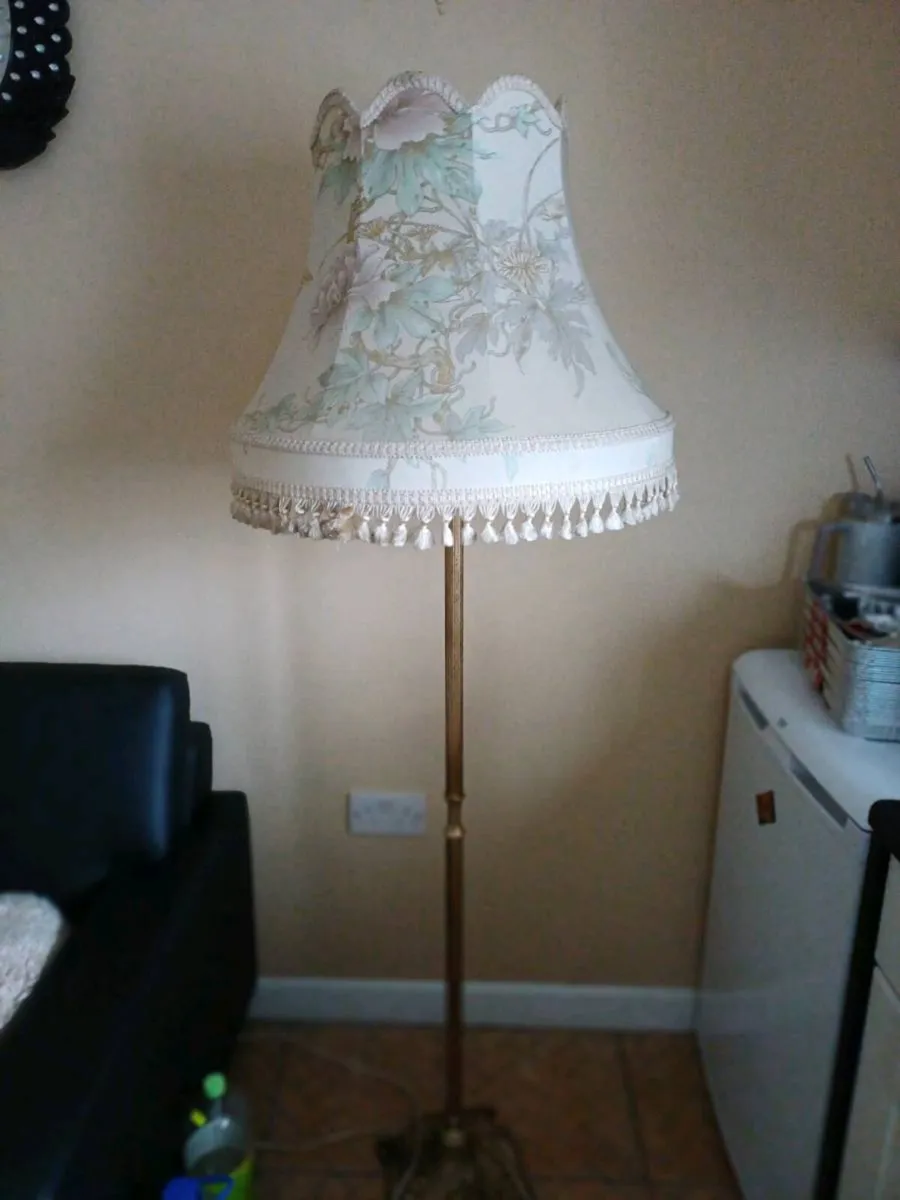 1950/60s Brass Floor Lamp - Image 2