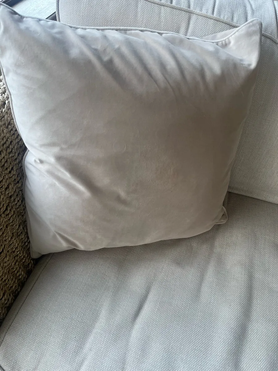 Gorgeous large beige cushions