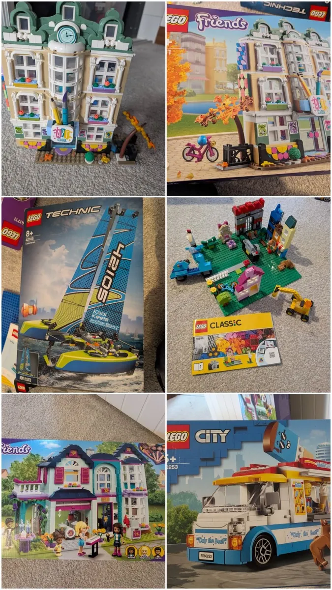 Technic and friends lego sets plus extra classic - Image 2