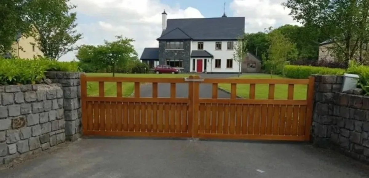 Holly Hill Kilconnel Entrance Gate- timber