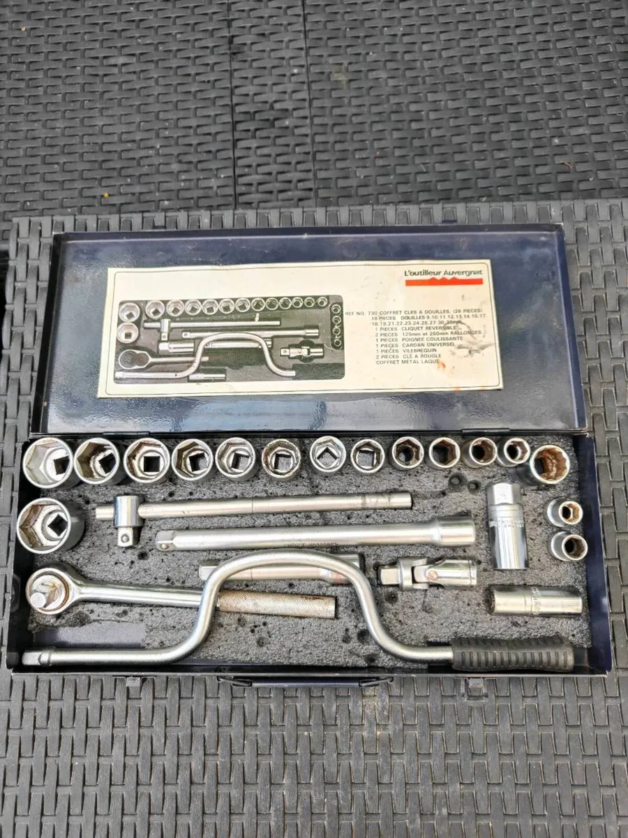Socket Wrench set chrome vanadium - Image 1