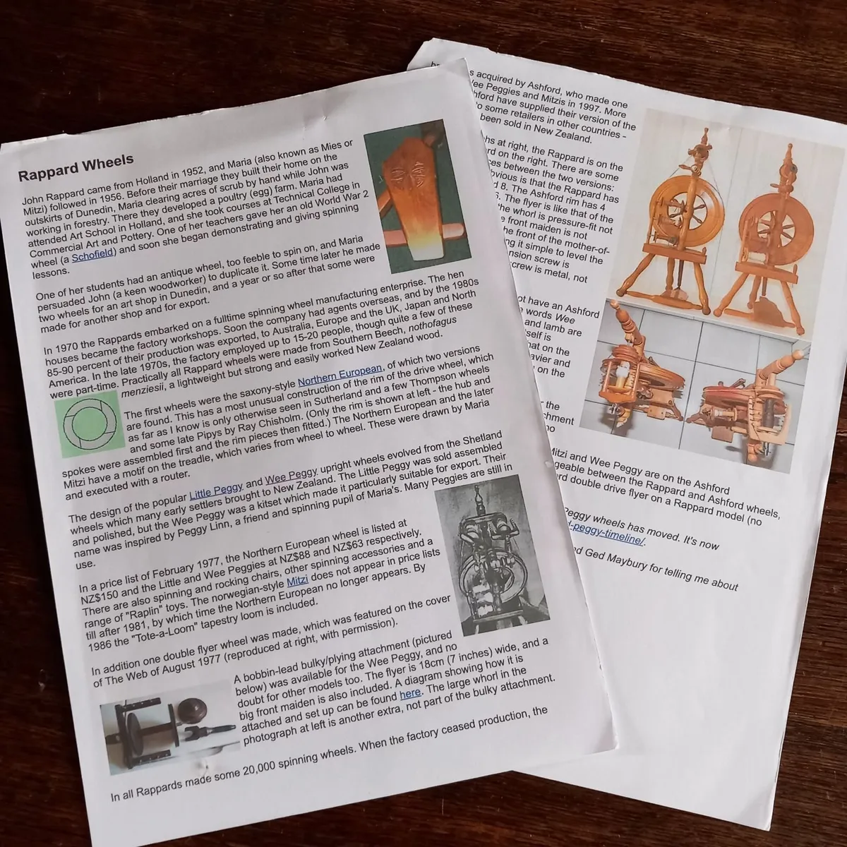 Vintage Rappard Spinning Wheel - Image 3