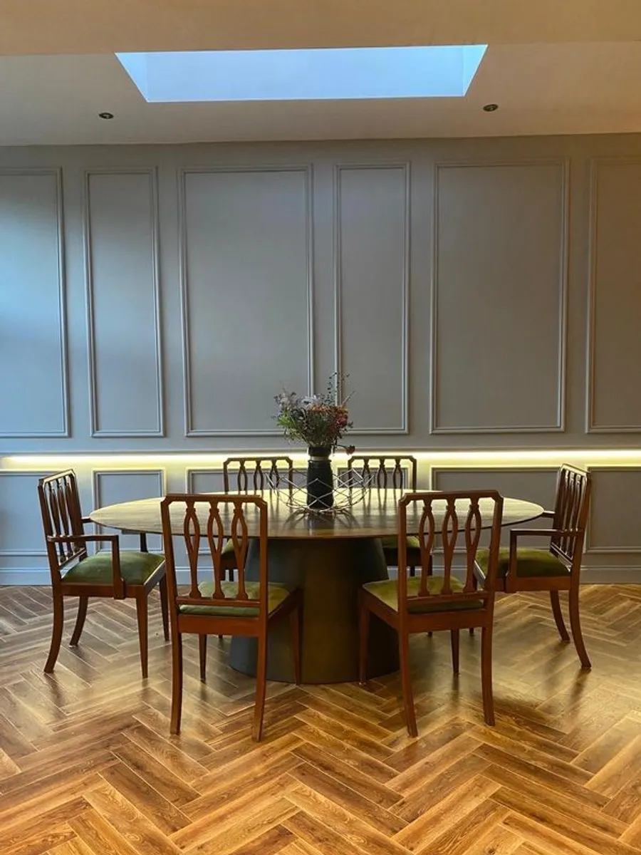 Solid Walnut Dining Table - Image 1