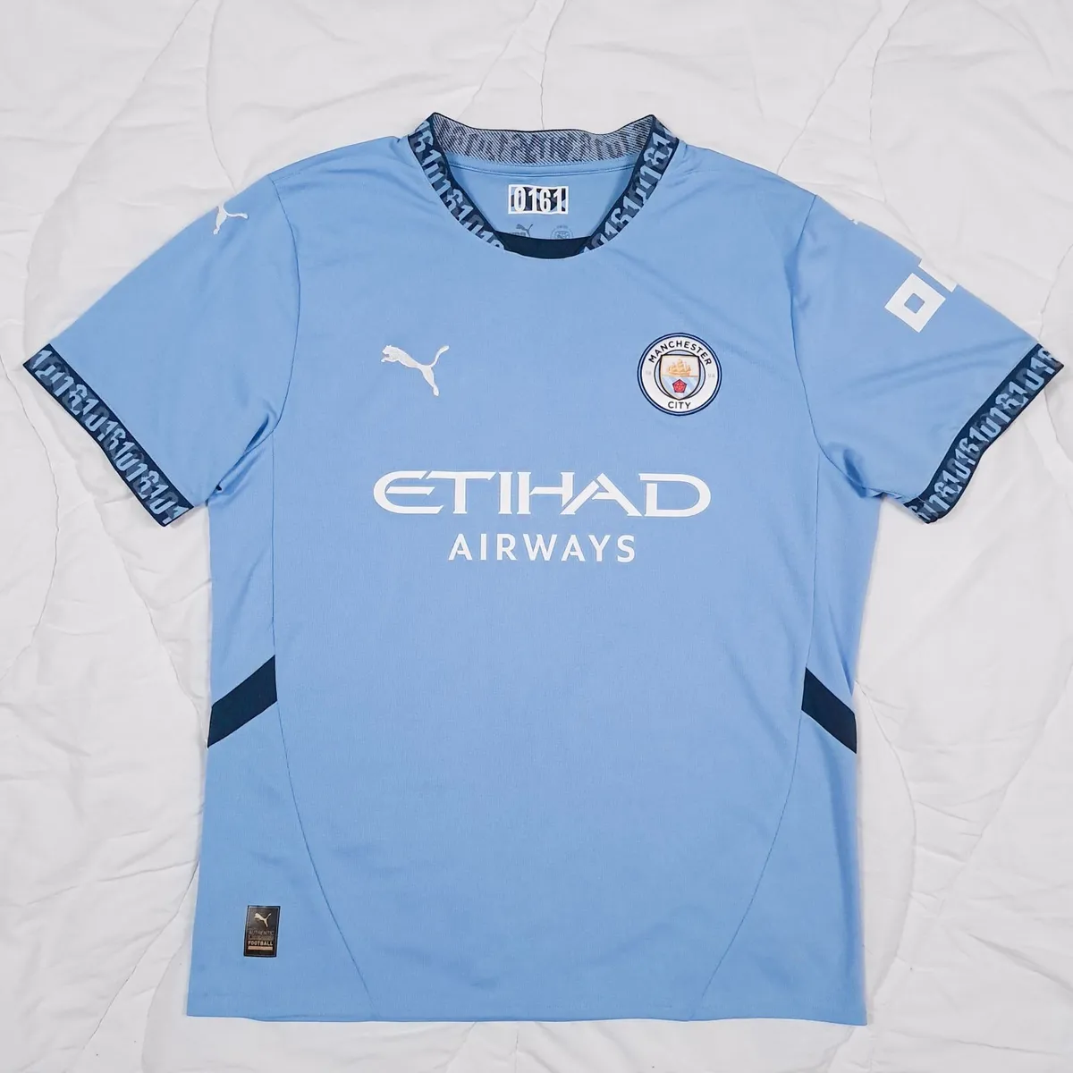 Manchester City 24 25 Mens Home Football Shirt L - Image 1