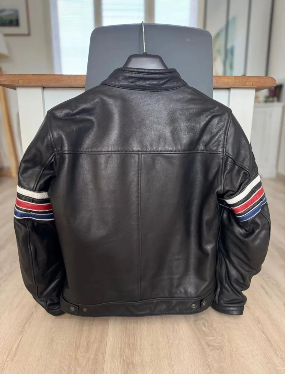 Helstons Leather Motorcycle Jacket - Image 3