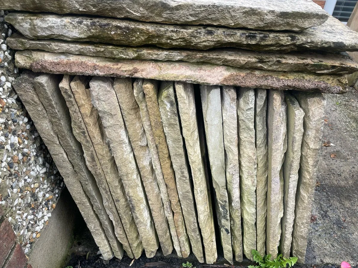 Reclaimed Heavy Natural Italian Sandstone Slabs - Image 3