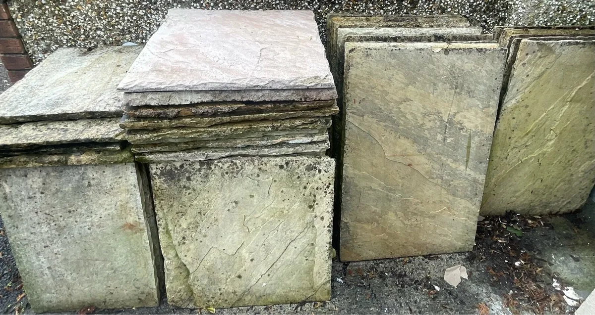 Reclaimed Heavy Natural Italian Sandstone Slabs - Image 1