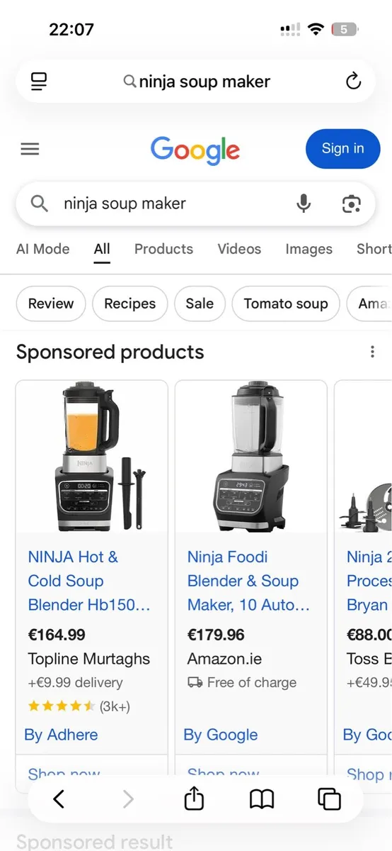 Ninja soup maker/blender - Image 2