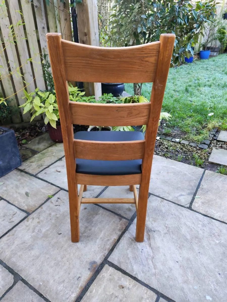 2 oak chairs - Image 2
