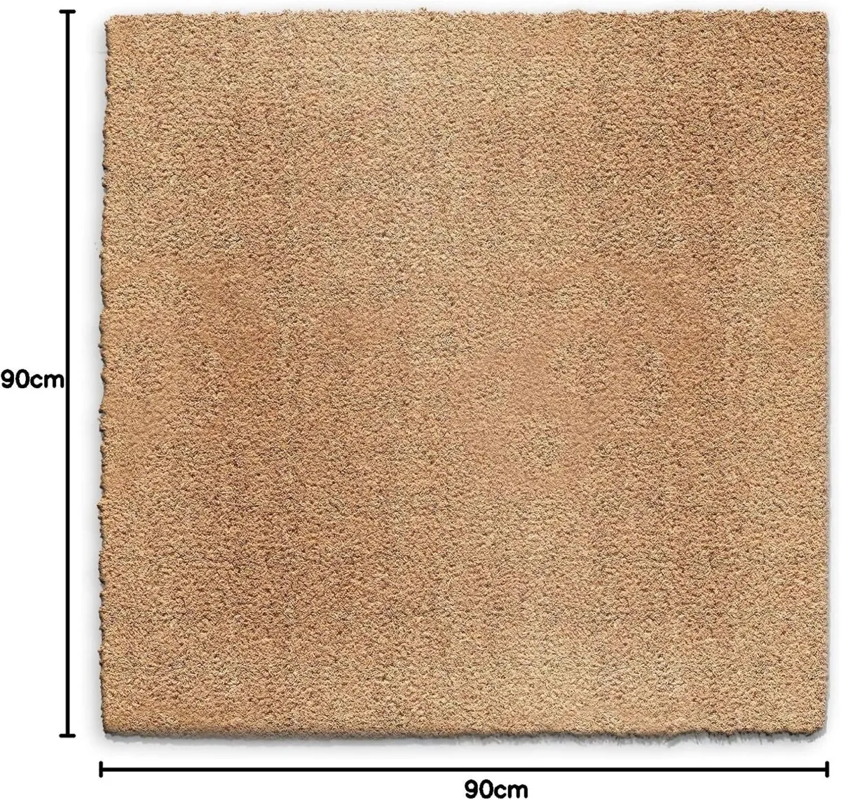 Sqaure Coir Doormat (90cm x 90cm) Medium Entrance - Image 2