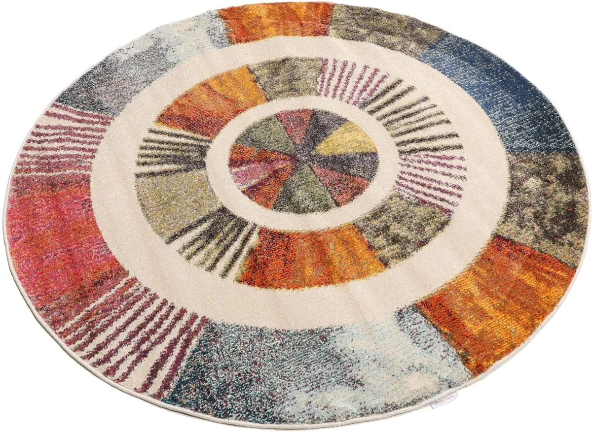 Going round Rug Modern carpets Ø 4′11″ ft (Ø 150 - Image 4