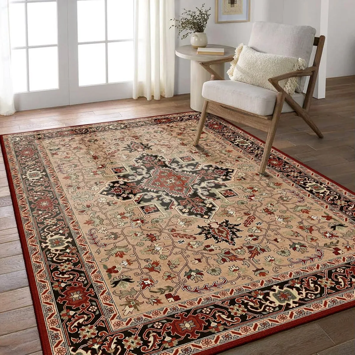 Vintage Design 160x230cm Area Rugs Washable Boho - Image 1