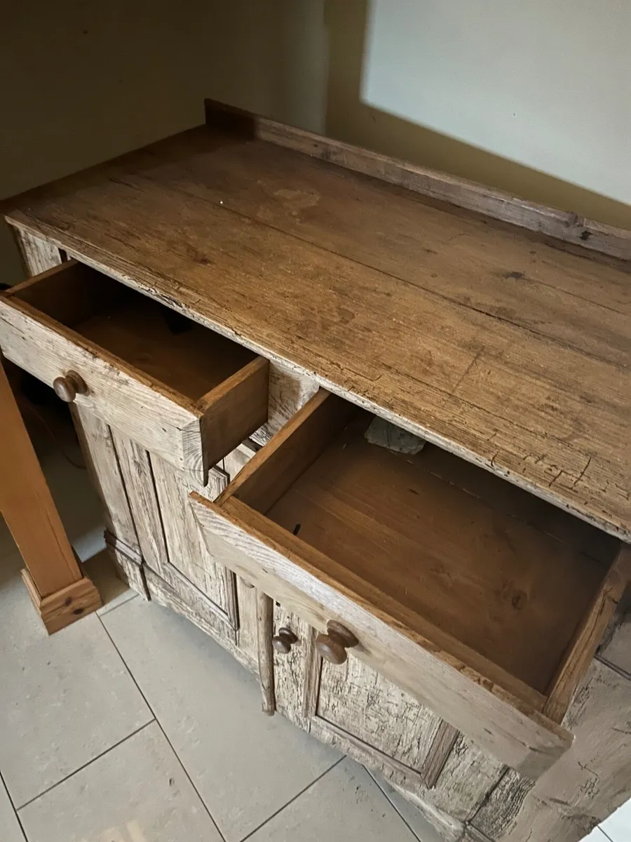 Antique pine dresser - Image 2