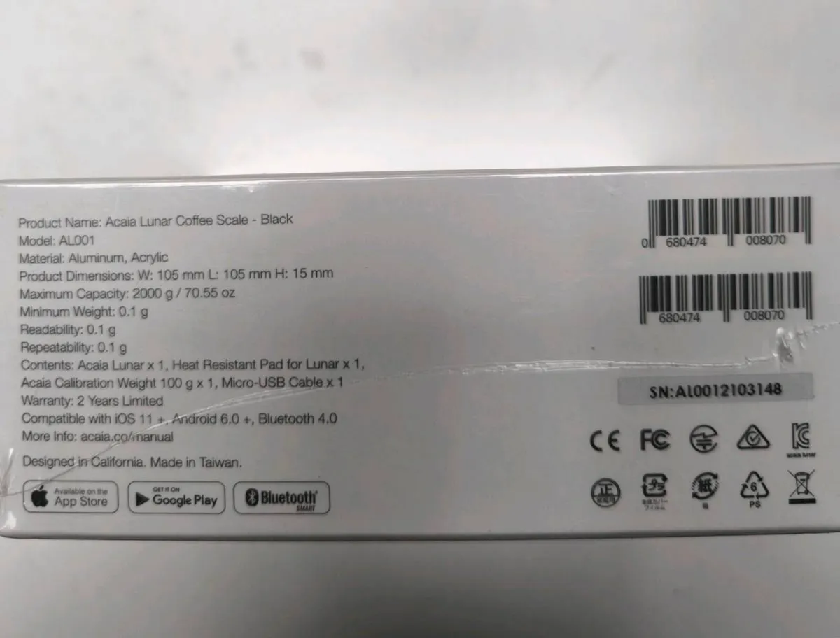 Acaia Lunar Espresso Coffee Scales - Image 3