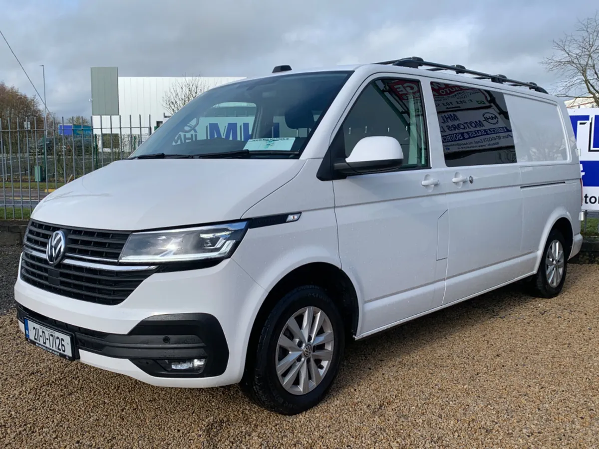 Volkswagen Transporter 2021  DSG  LWB  Crew Cab - Image 3