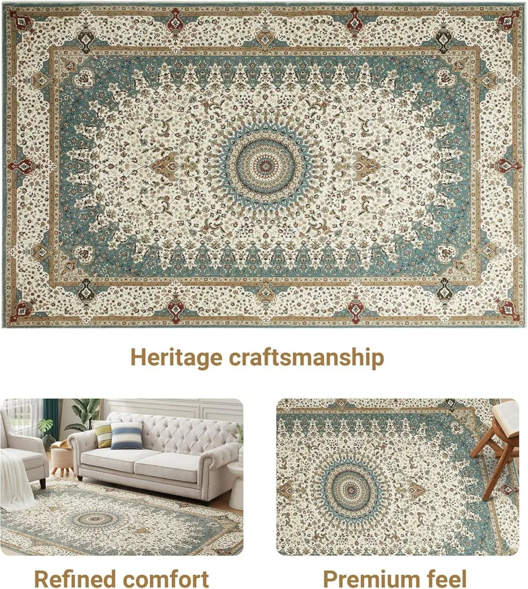 Rugs for Bedroom Living Room Large 160x230 cm - - Image 4