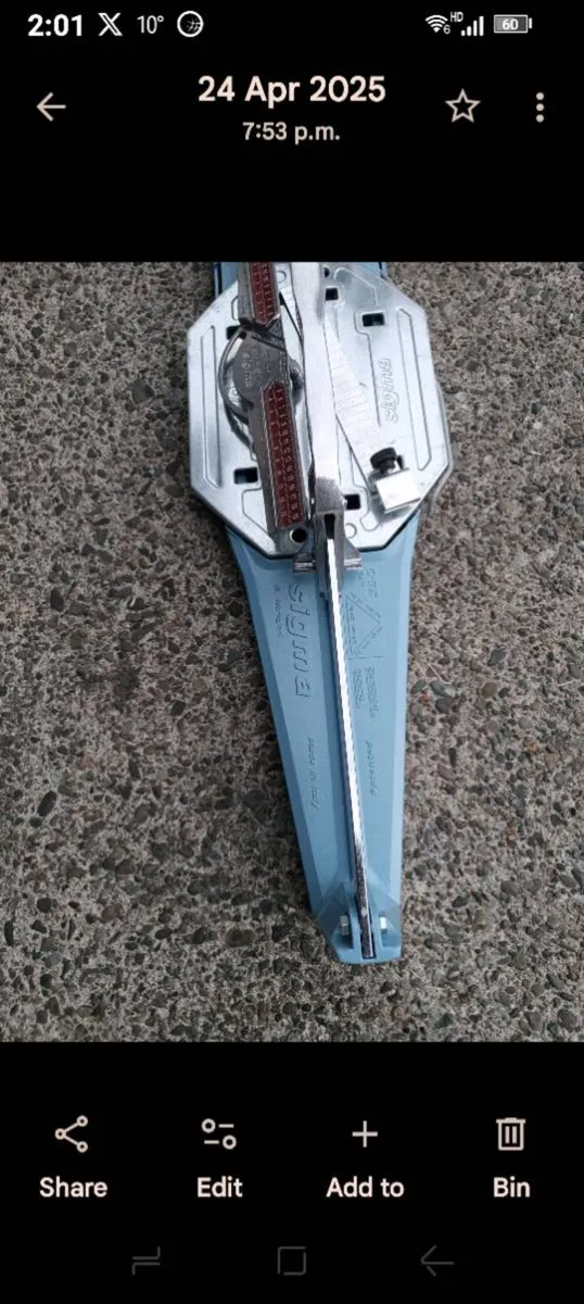 Sigma Tile Cutter – Excellent Condition - Image 1