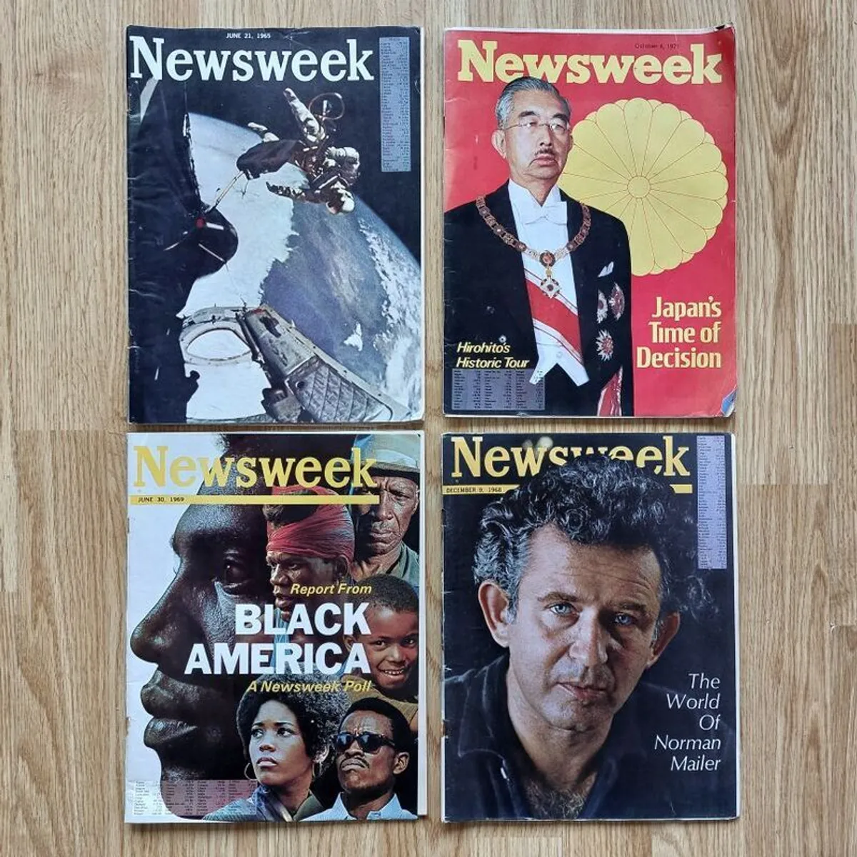 Vintage Newsweek Magazines 1965 to 1971 4 Issues - Image 1