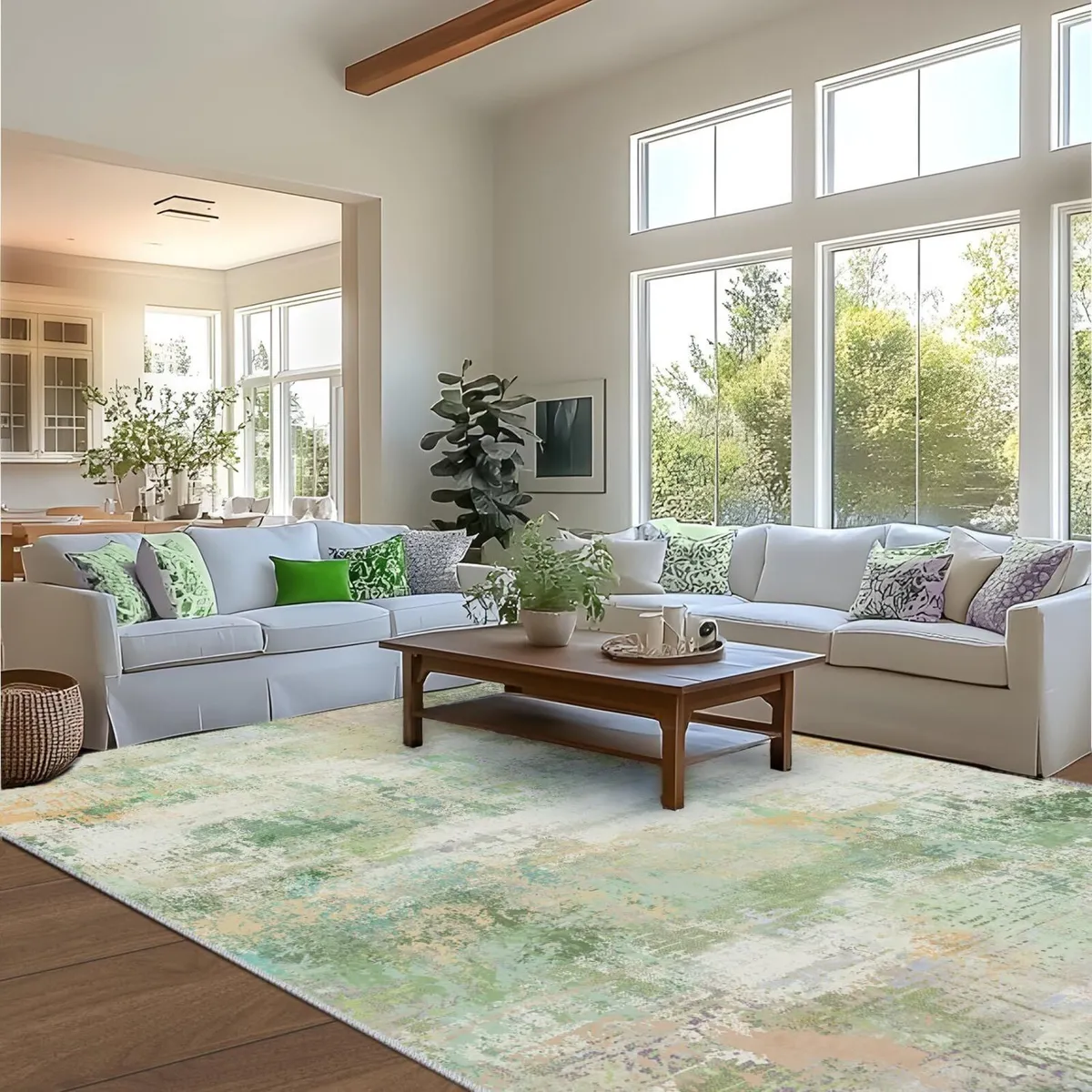 Washable Rugs Living Room Large 160x230cm Area - Image 3