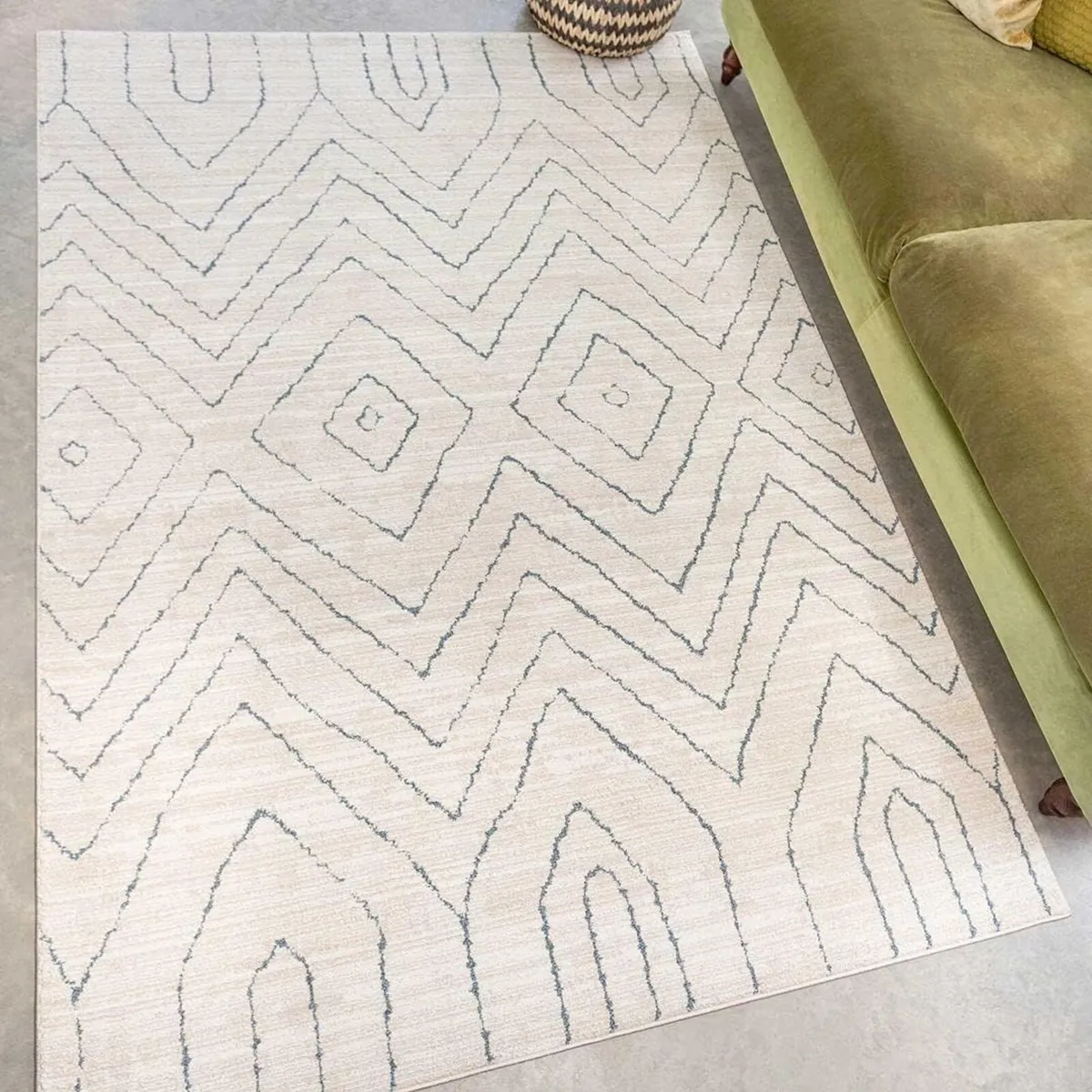 Modern Large Soft Tribal Berber Moroccan Beige - Image 1