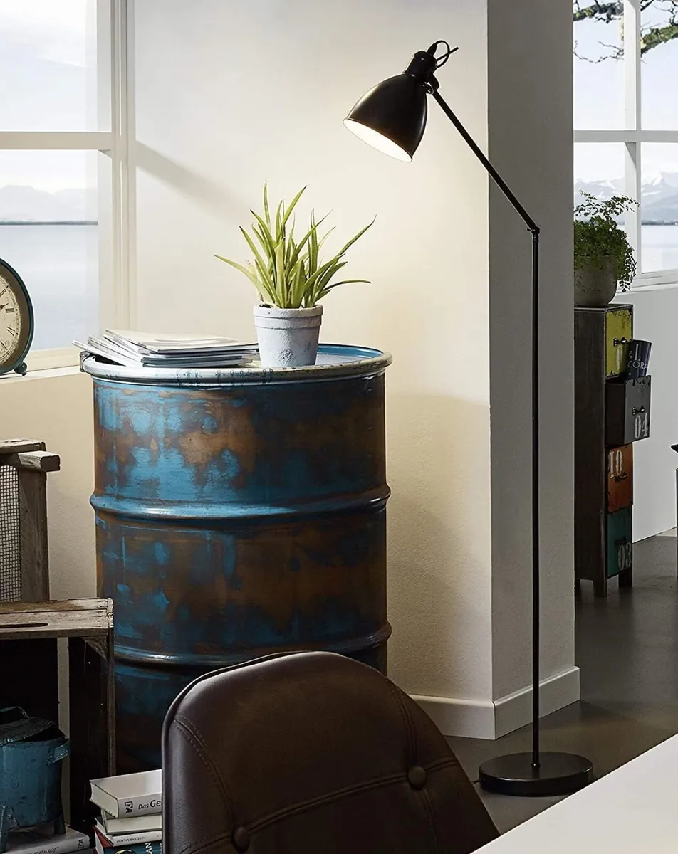 Priddy Floor lamp 1-Flame Vintage/Industrial - Image 3