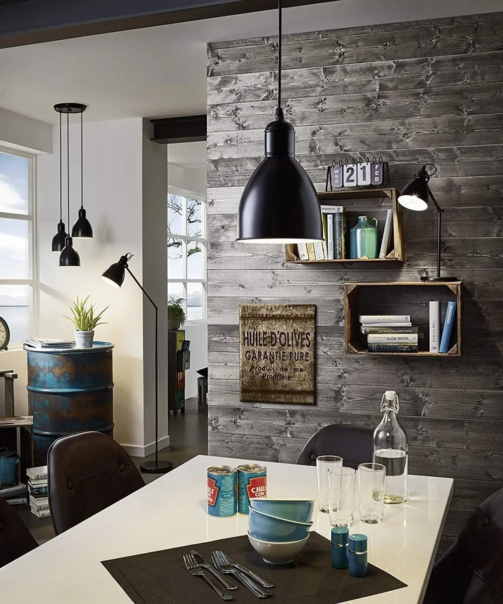 Priddy Floor lamp 1-Flame Vintage/Industrial - Image 4