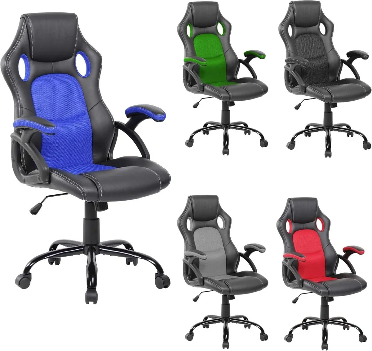 Mobili Rebecca Armchair Gamer Executive Desk - Image 1