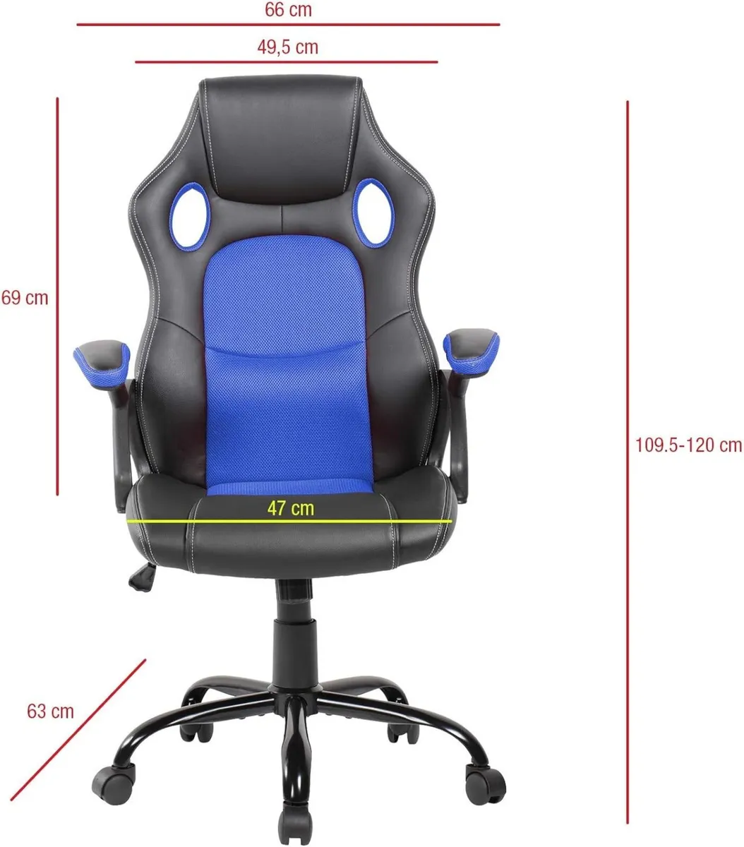 Mobili Rebecca Armchair Gamer Executive Desk - Image 3