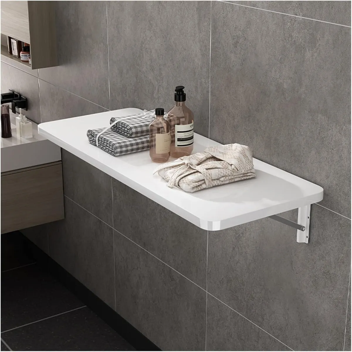 Wall Mount Folding Table Space-Saving Mounted - Image 4