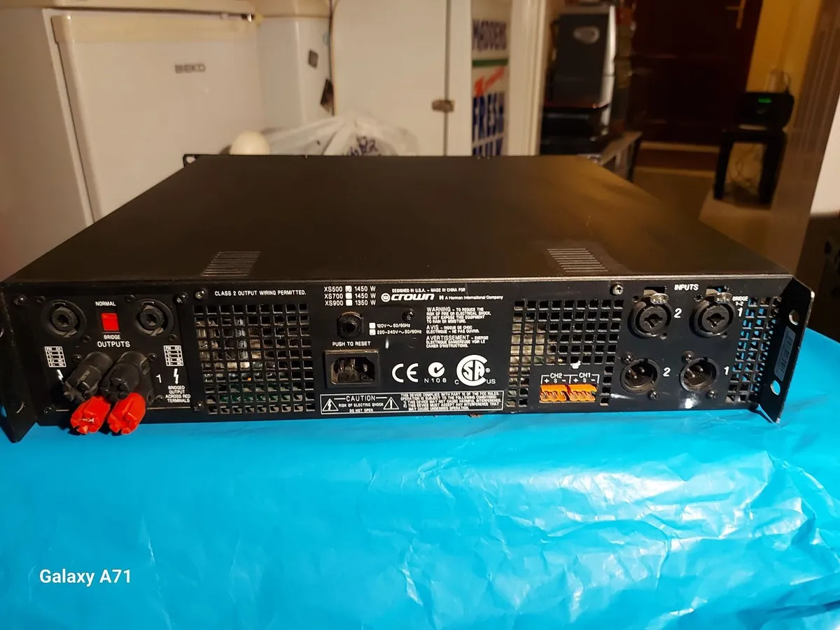 Crown Xs500 2-Channel Power Amplifier CG01WWY - Image 1