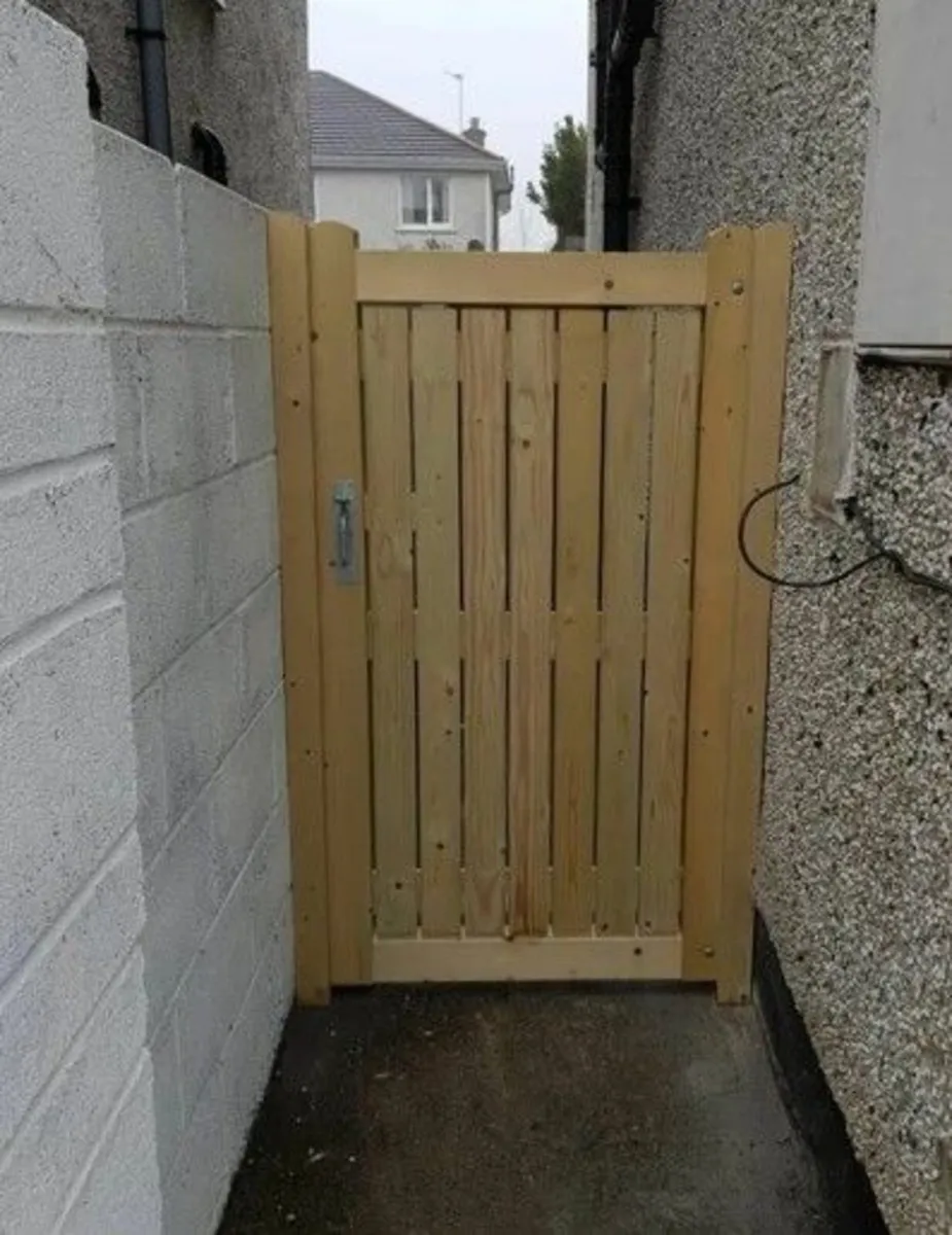Side Gates- Timber- made to order - Image 2