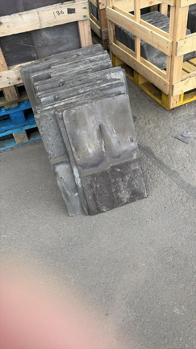 Bangor slates chimney pots floor ridge roof tiles - Image 2