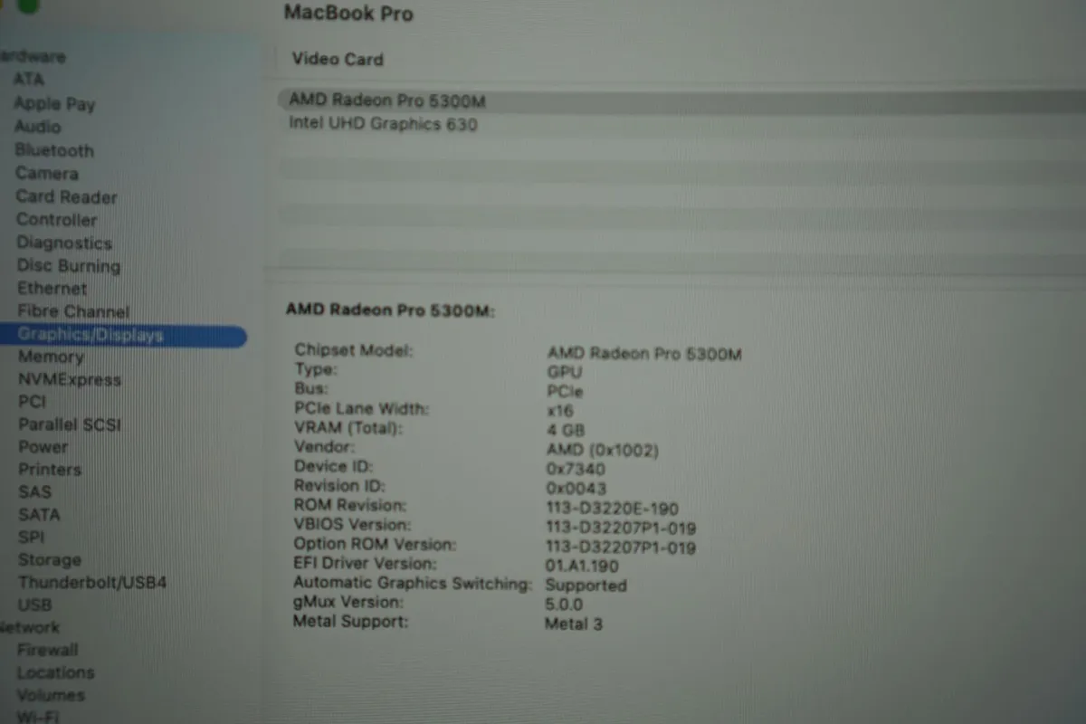 MacBook Pro 16" 2019 i7-9750H | 16GB | 512GB - Image 3