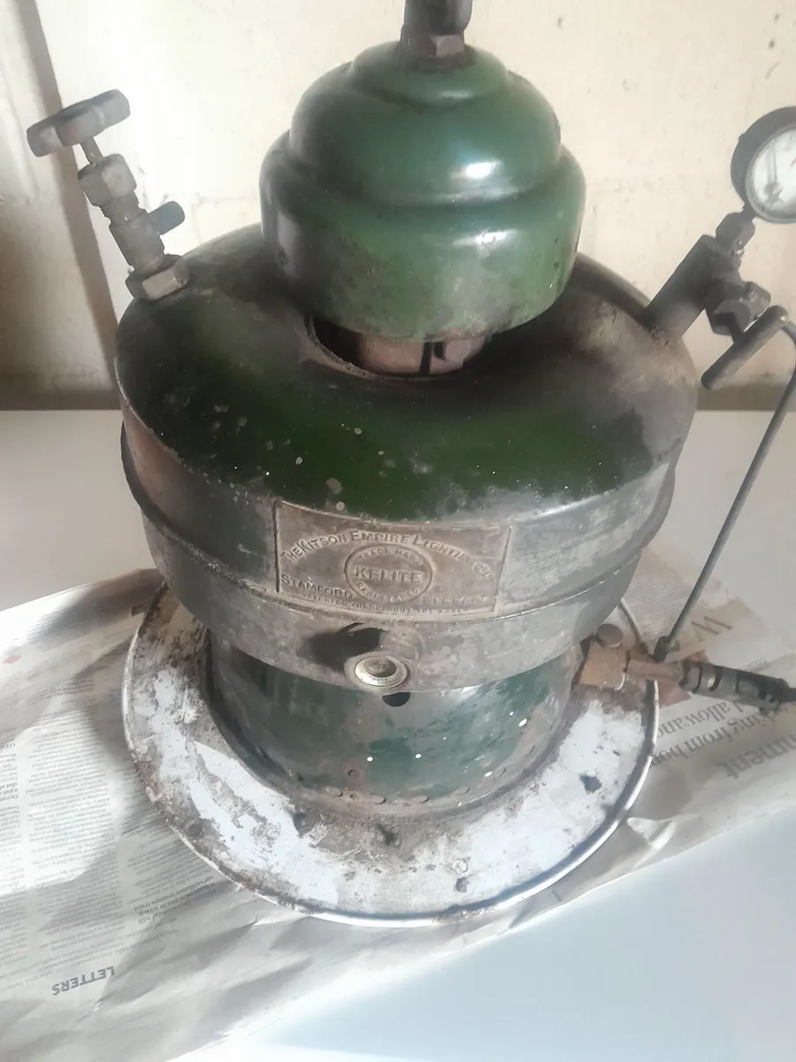 Vintage kerosene  pressure  lamp - Image 1