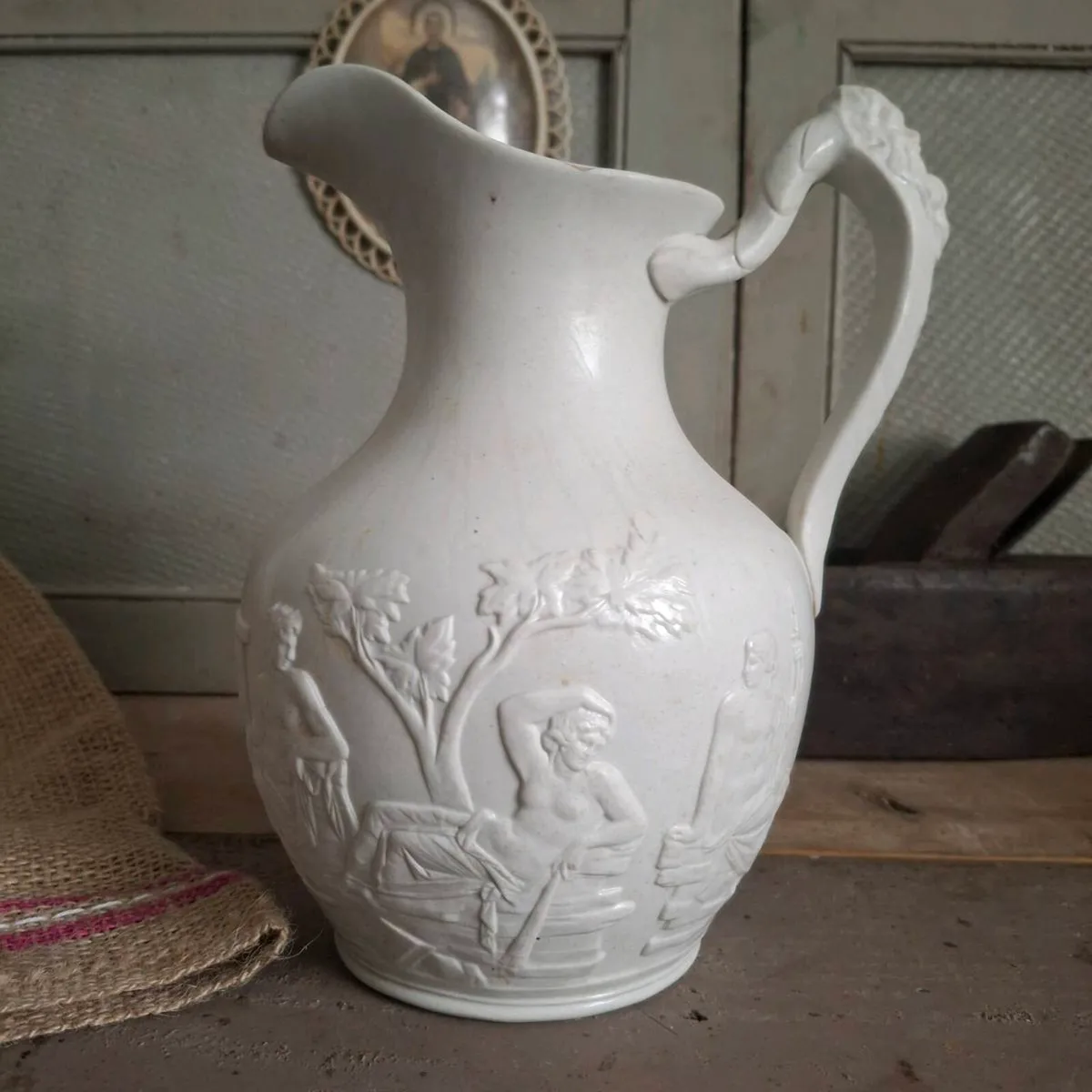Parian Ware Jug - Image 1