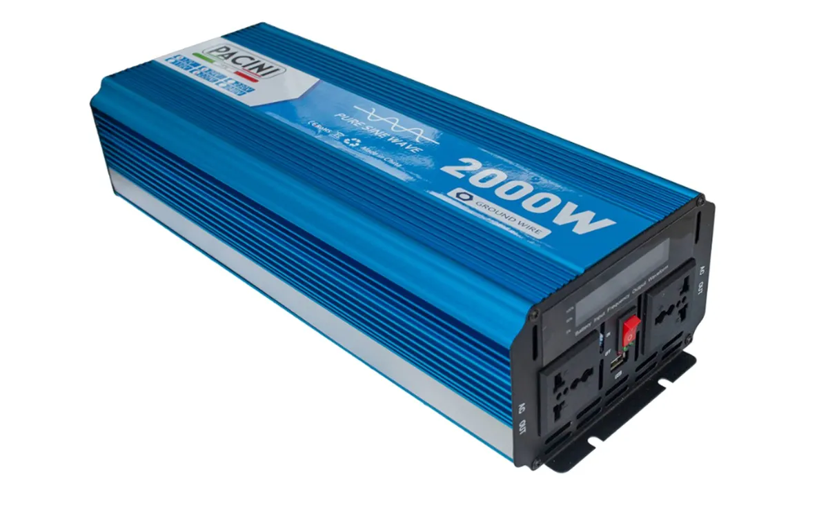 Pacini Pure Sine Wave Power Inverter 2000W 12v 24v - Image 1