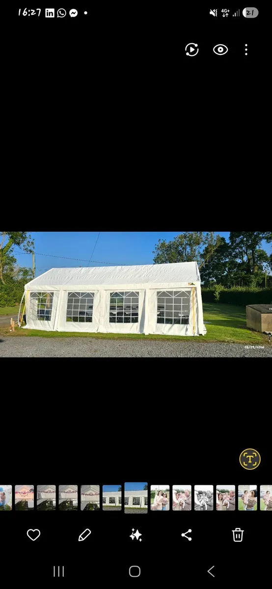 8×4 meter Marquee - Image 1
