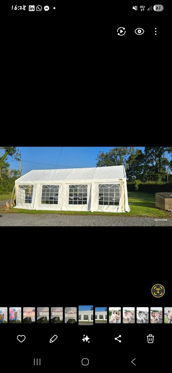 8×4 meter Marquee - Image 2