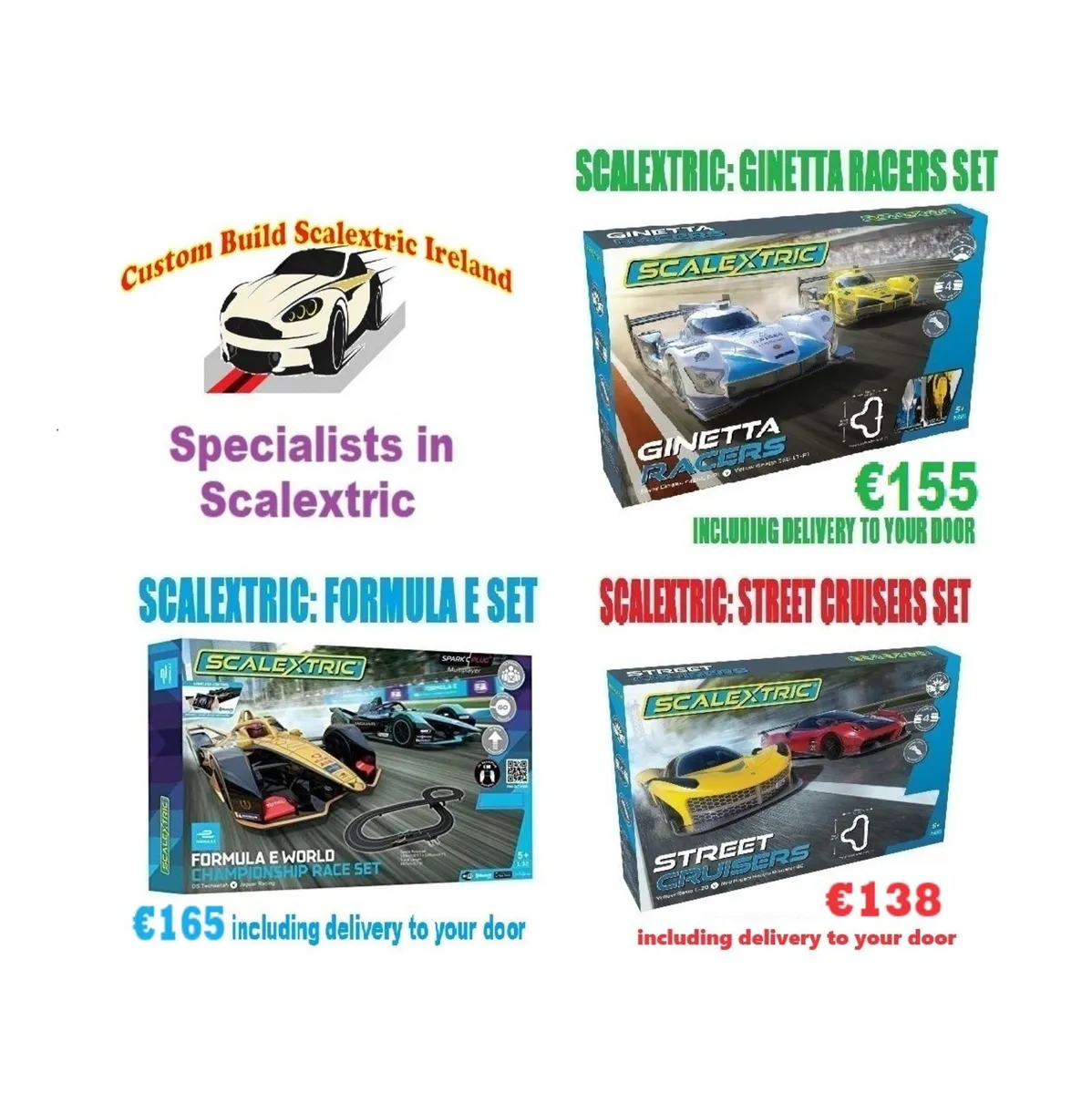 Various Scalextric Sets for sale. New or Used Sets - Image 1