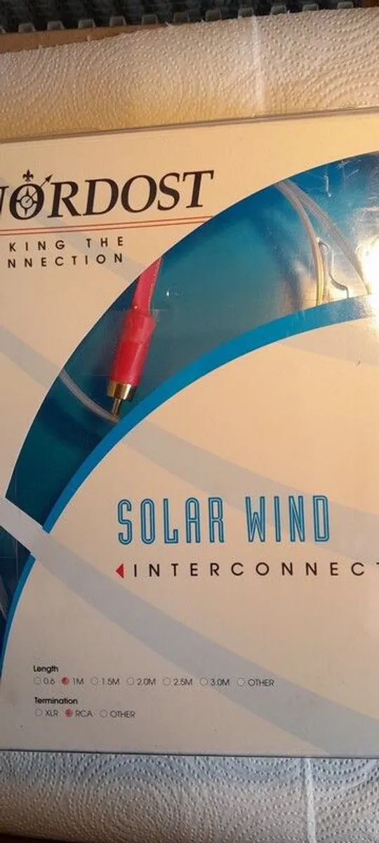 Nordost 'SOLAR WIND' Phono interconnects - Image 3