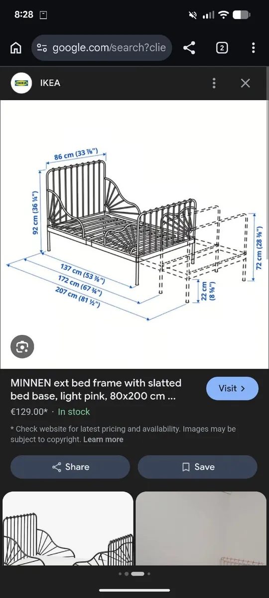 New bed and mattress - Image 2