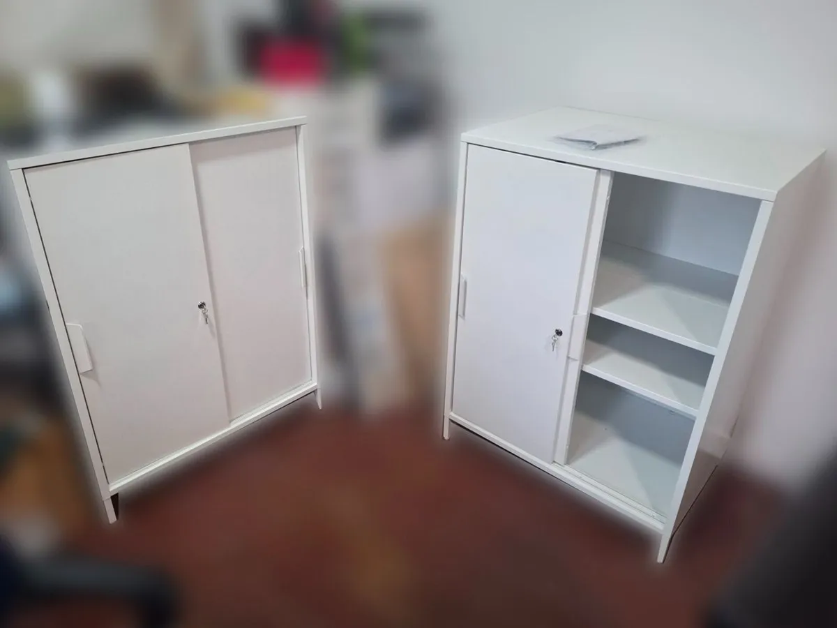 IKEA TROTTEN Lockable Office Storage Cabinets. - Image 1