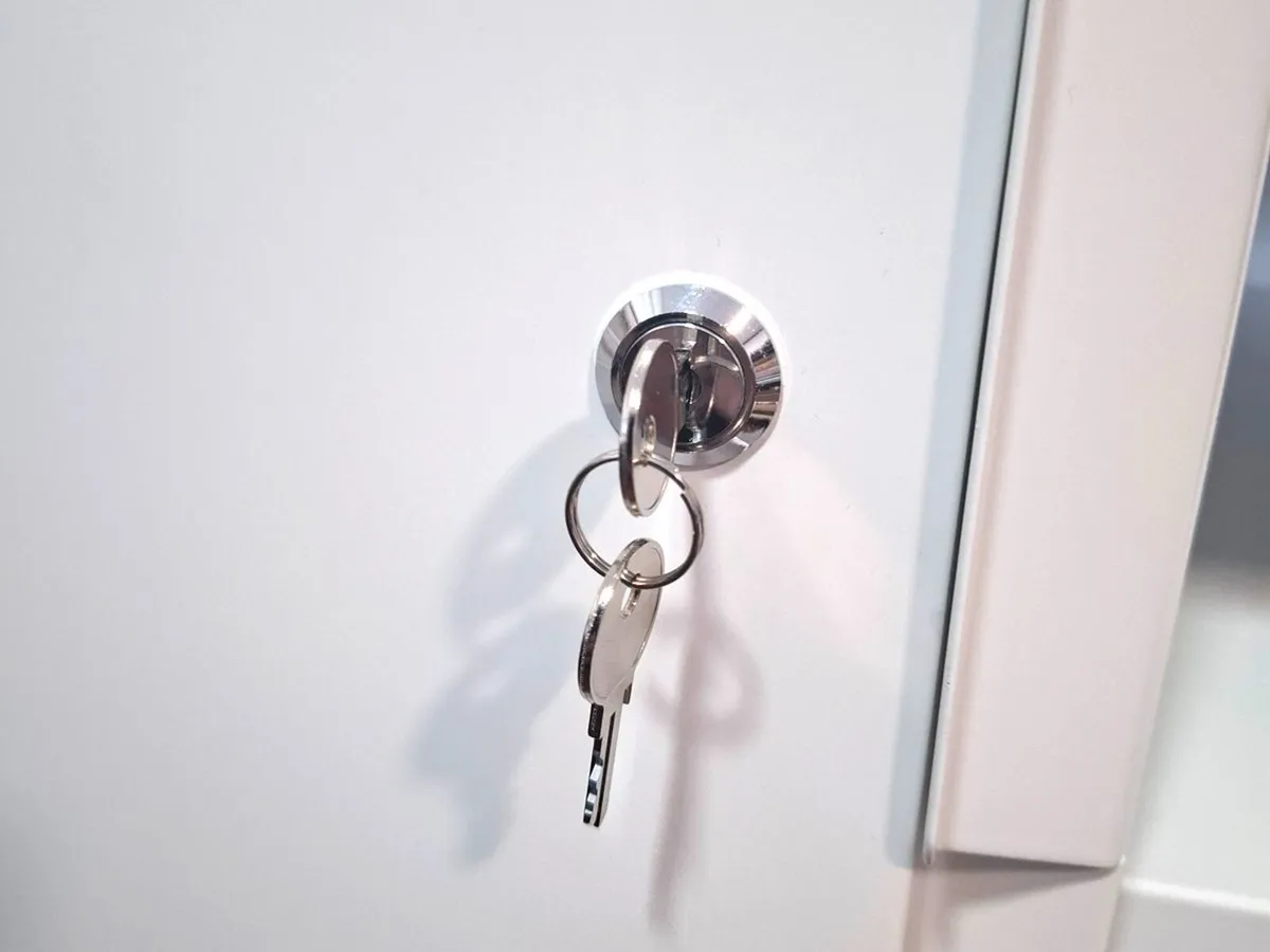 IKEA TROTTEN Lockable Office Storage Cabinets. - Image 2