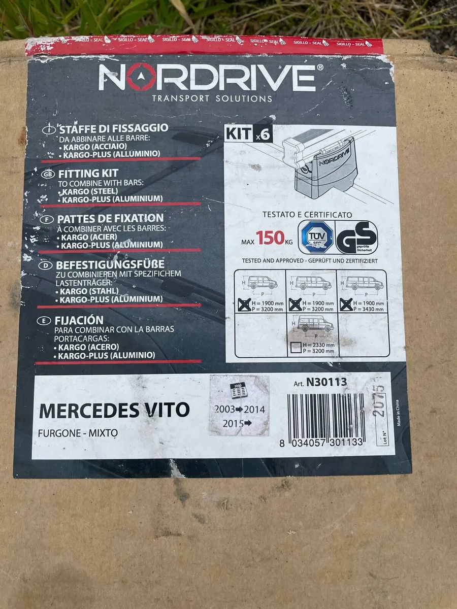 Mercedes Vito Roof Bars / rack - Image 3