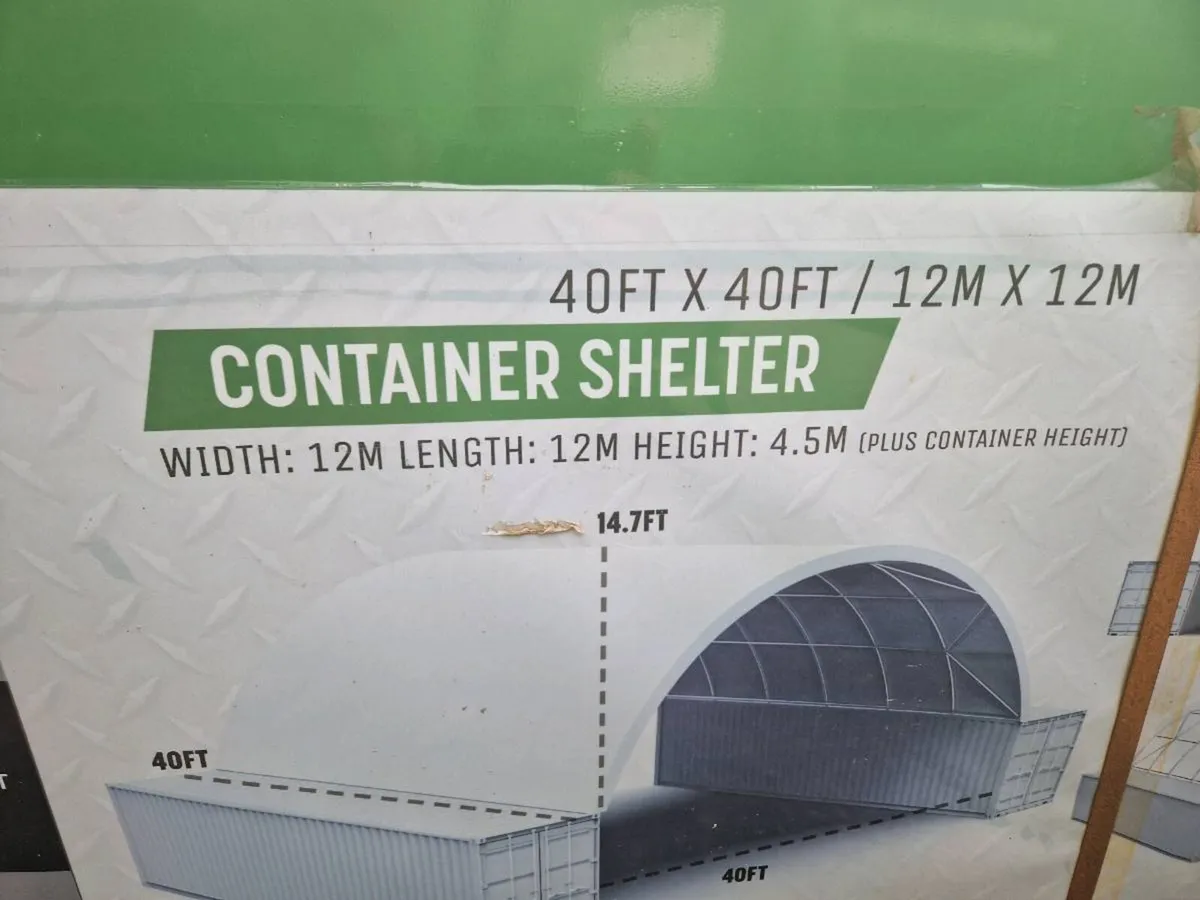 40x40 Container Shelther - Image 1